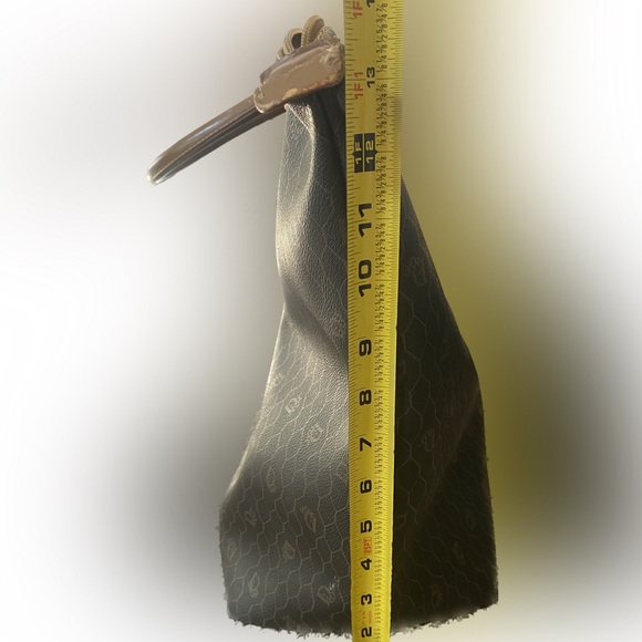 Christian Dior Vintage Honeycomb Weekender Brown Leather Travel Bag - Picture 7 of 17